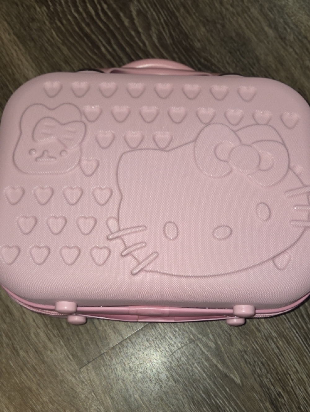 Sanrio Hello Kitty Hardshell Cosmetic Case / Mini Suitcase – Pink & Adorable